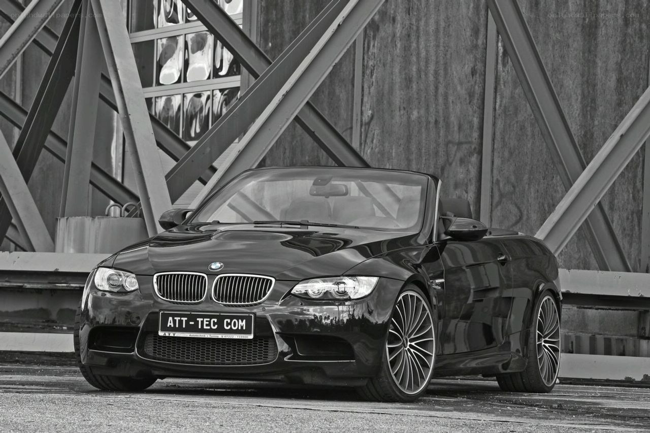 Black BMW M3 convertible