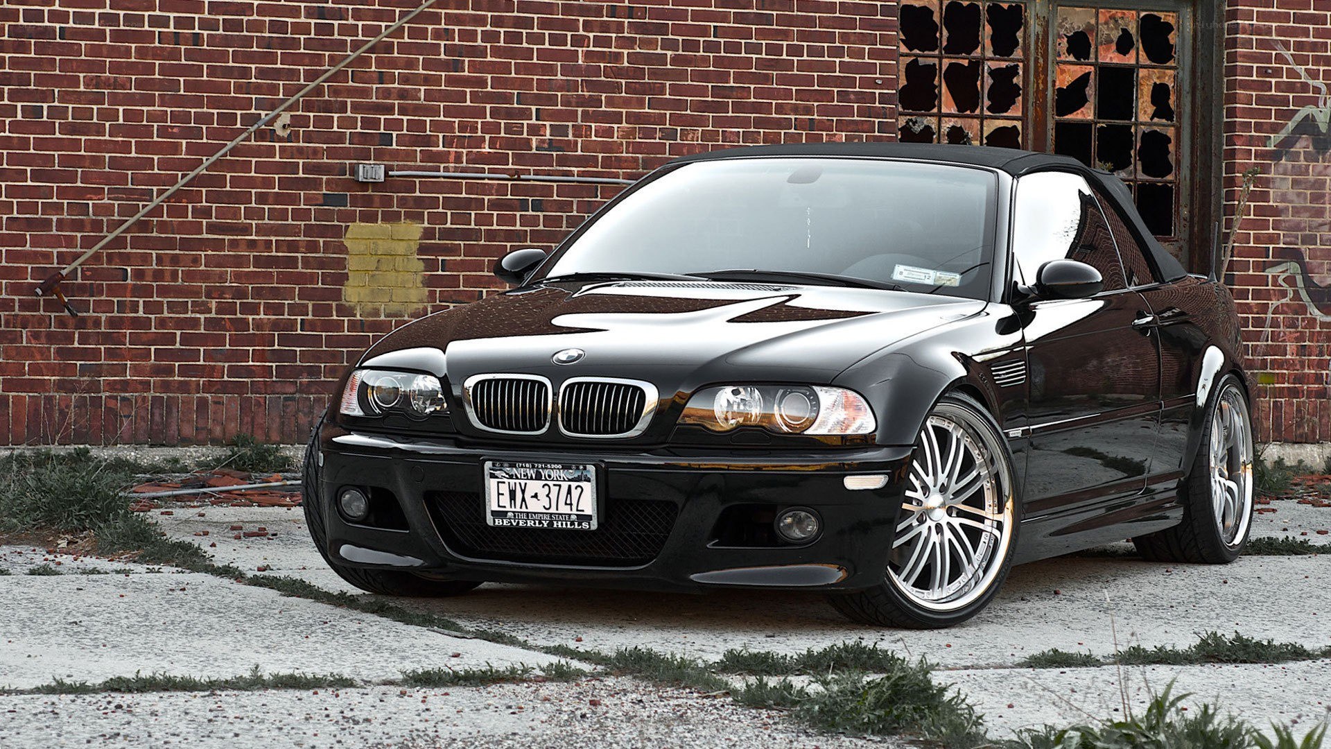 Black BMW M3 convertible