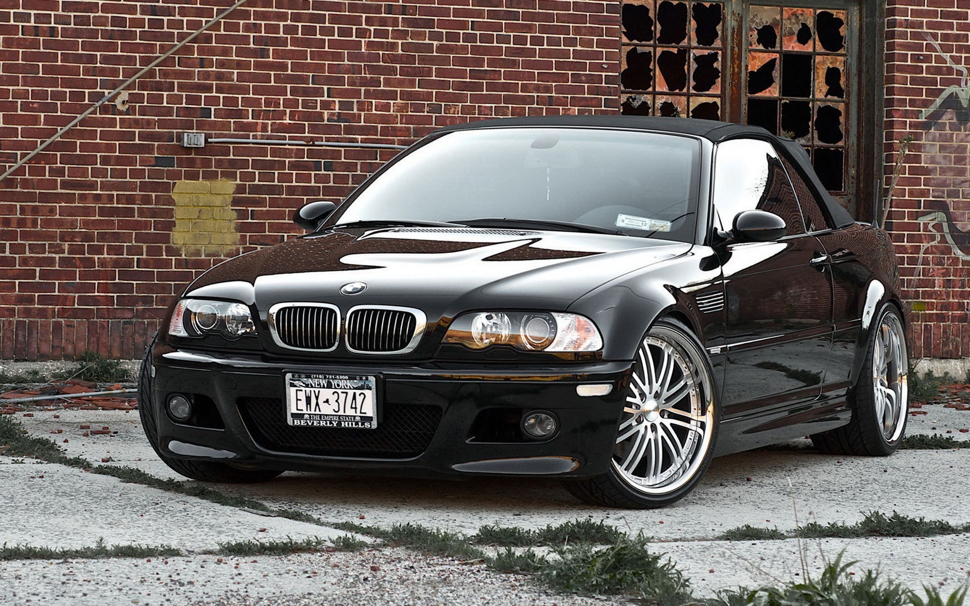 Black BMW M3 convertible