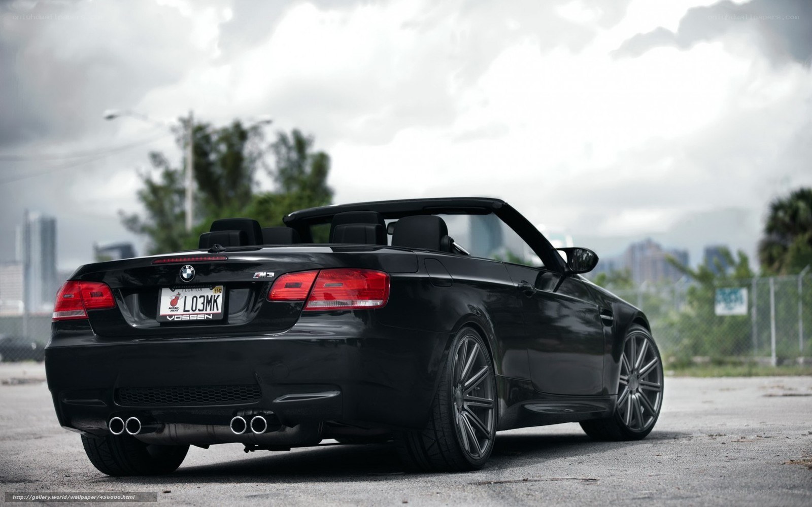 black bmw m3 convertible