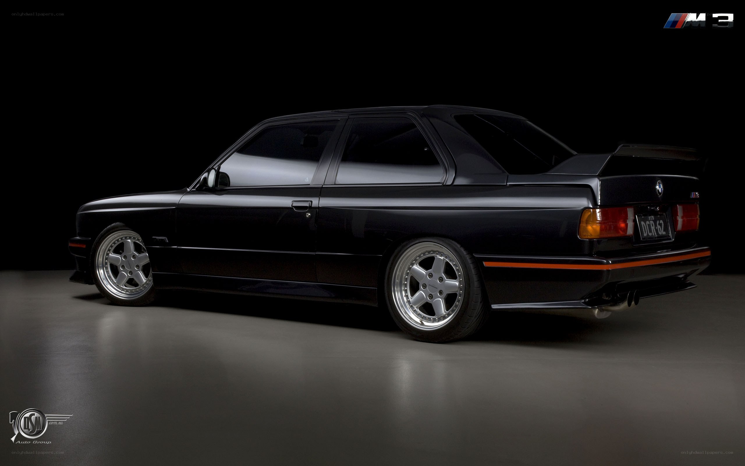 Black BMW M3 coupe