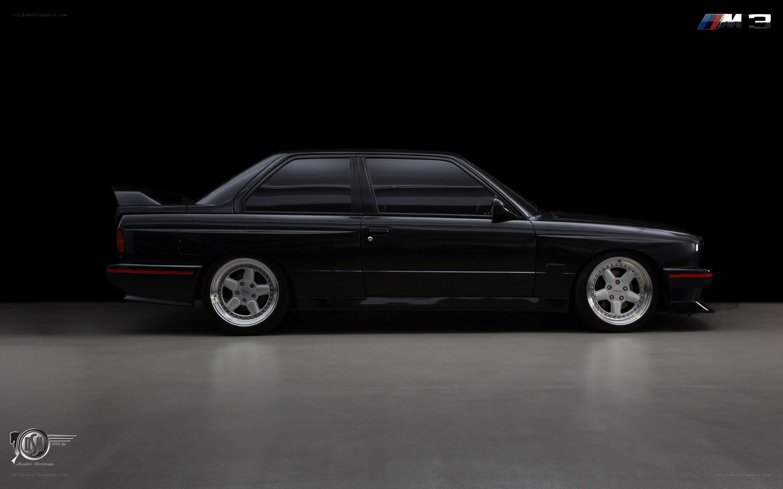 Black BMW M3 coupe