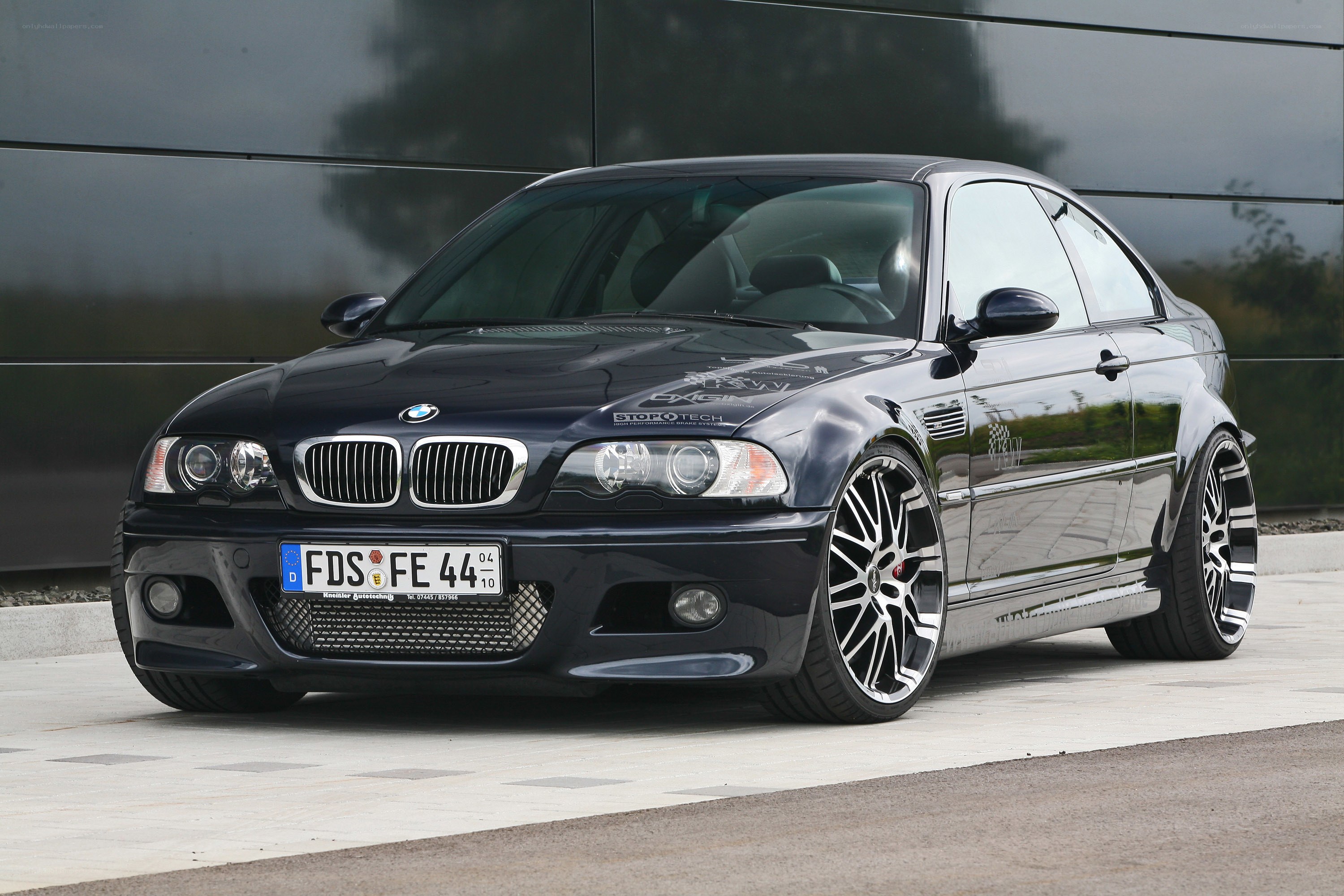 Black BMW M3 coupe