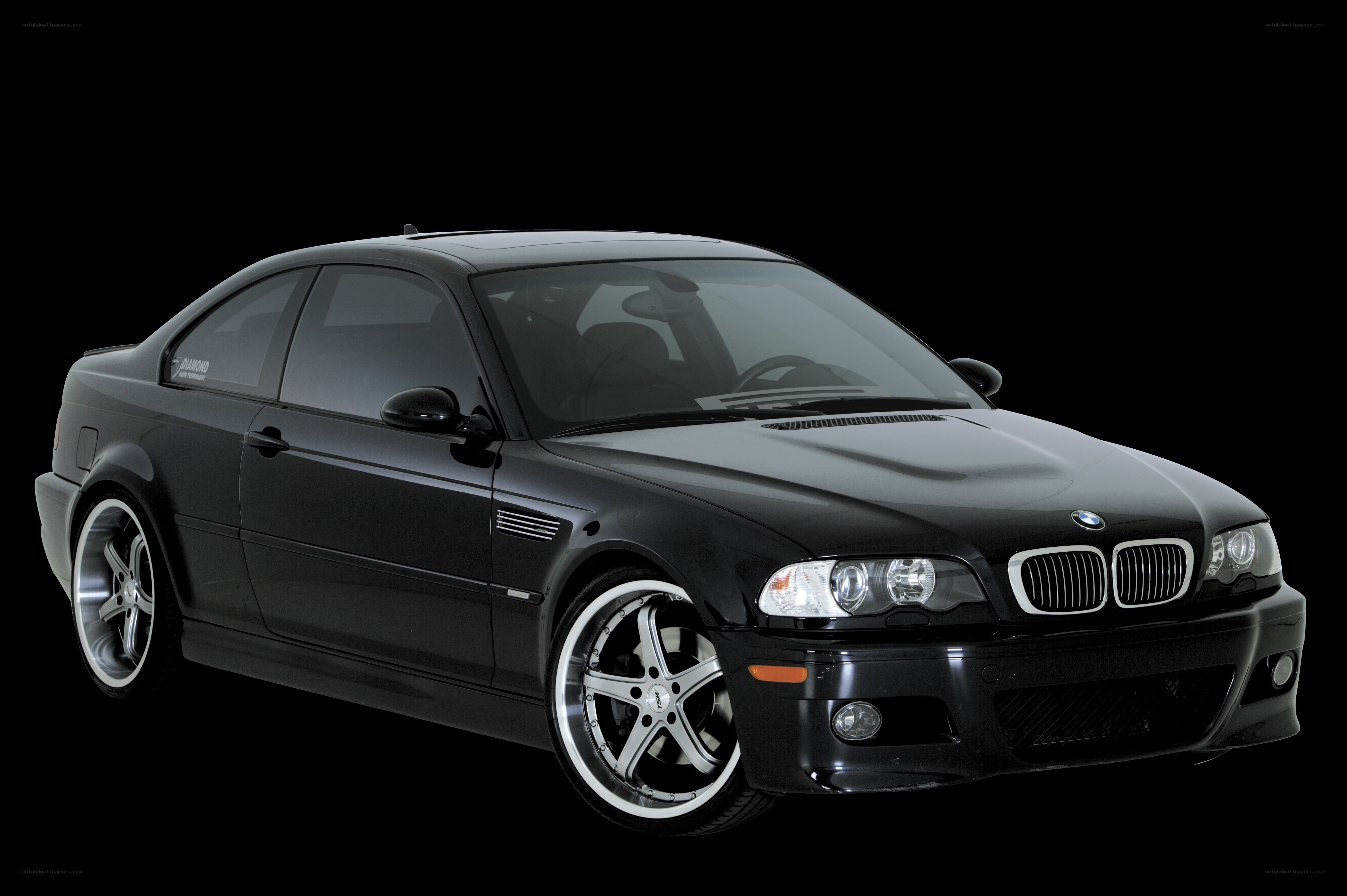 Black BMW M3 coupe