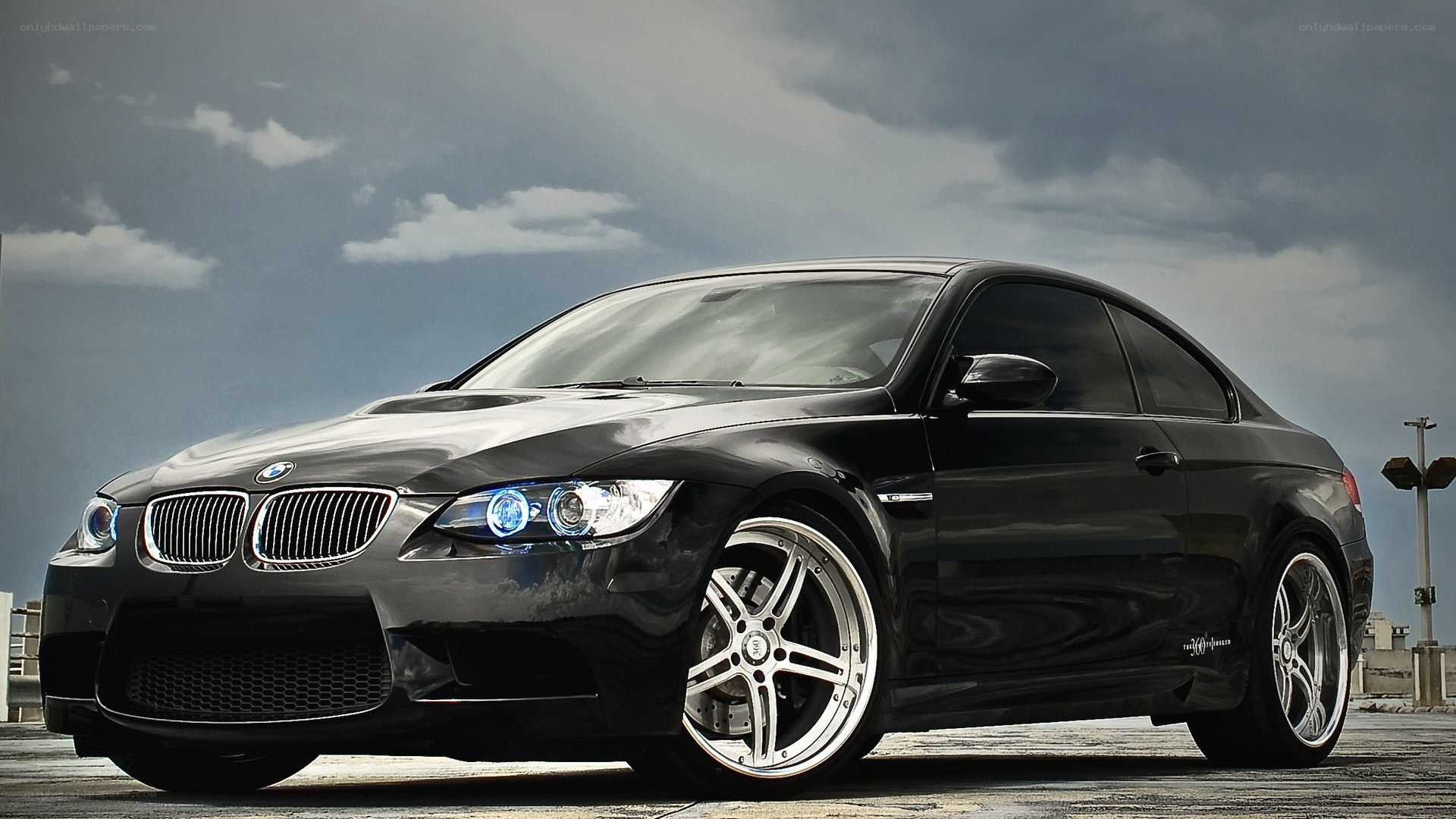 Black BMW M3 coupe