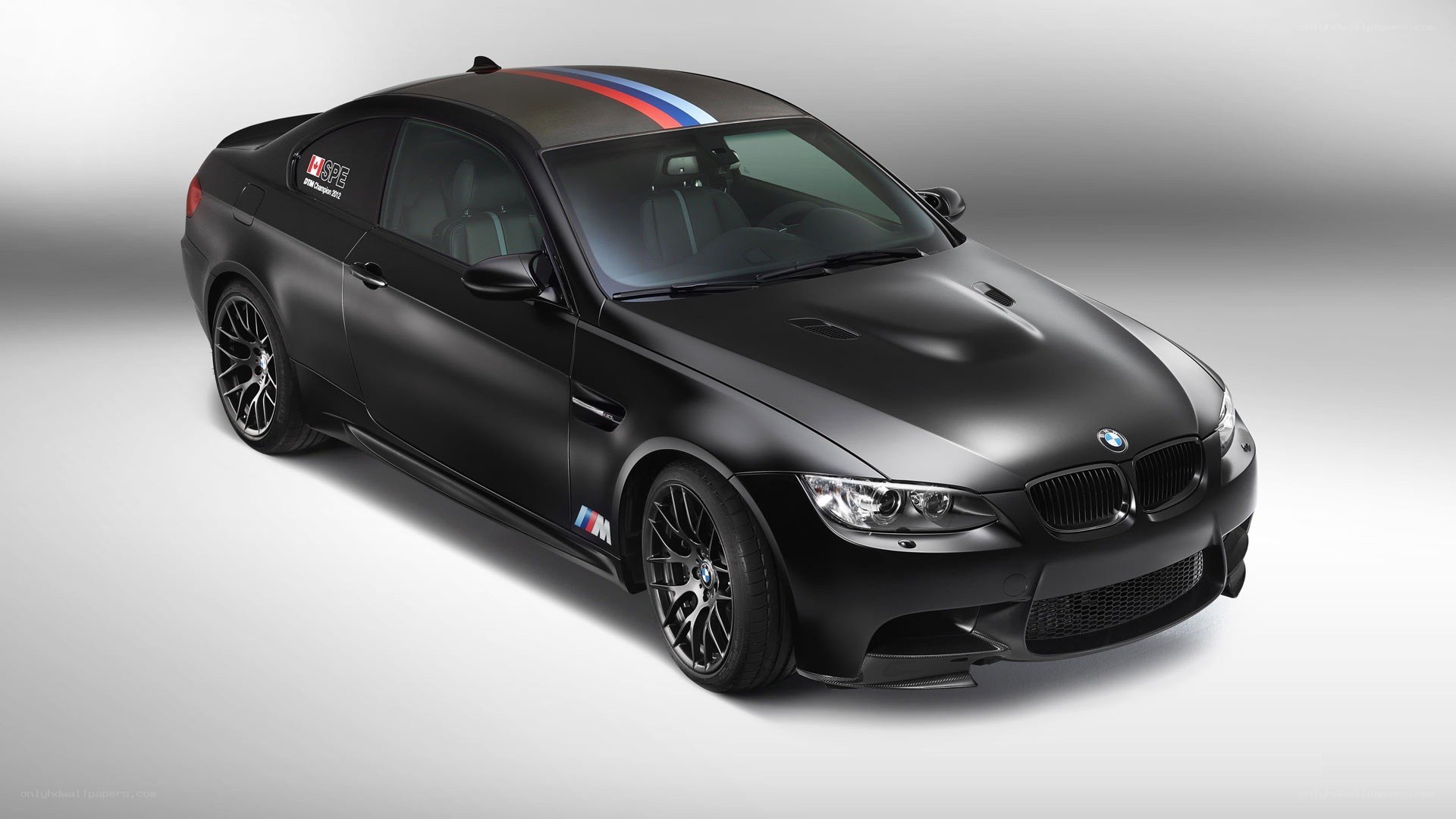 Black BMW M3 coupe