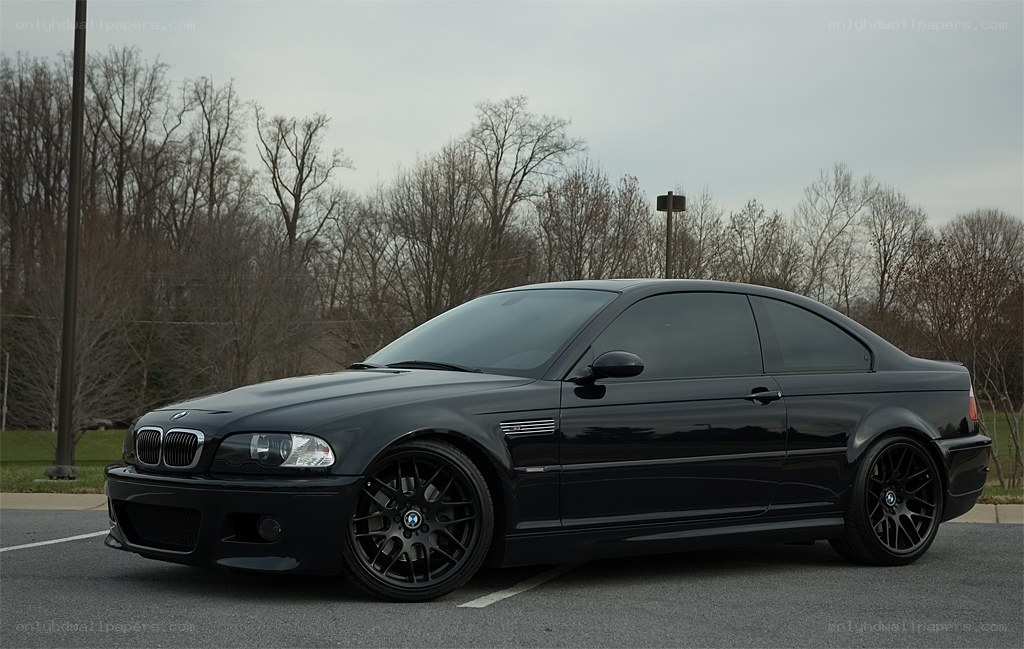 Black BMW M3 coupe