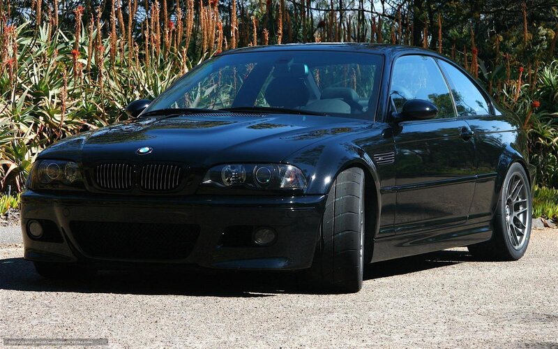 Black BMW M3 coupe
