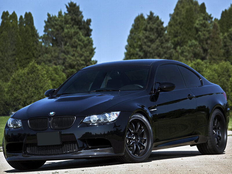 Black BMW M3 Coupe — Calm, Afternoon
