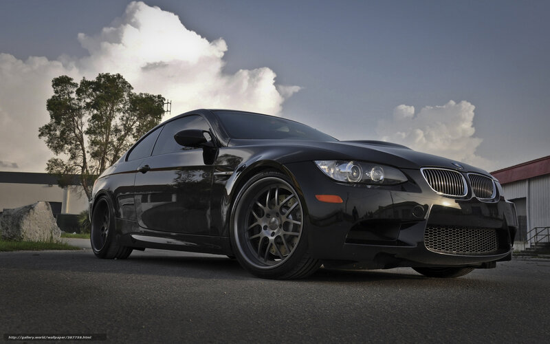 Black BMW M3 Coupe — Dramatic, Afternoon, Photograph, Car