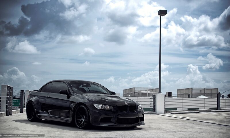 Black BMW M3 Coupe — Dramatic, Afternoon, Photograph