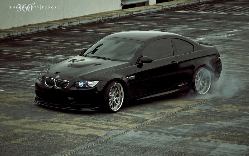 Black BMW M3 Coupe — Dramatic