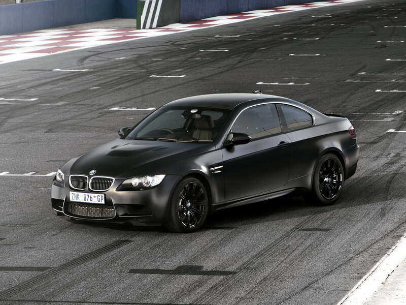 Black BMW M3 Coupe — Gray