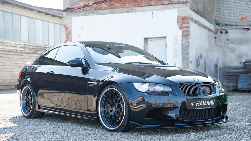 Black BMW M3 Coupe — Neutral, Afternoon, Photograph, Car, Building