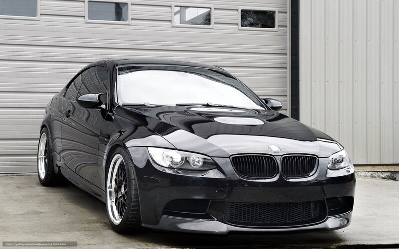 Black BMW M3 Coupe — Neutral, Photograph, Car