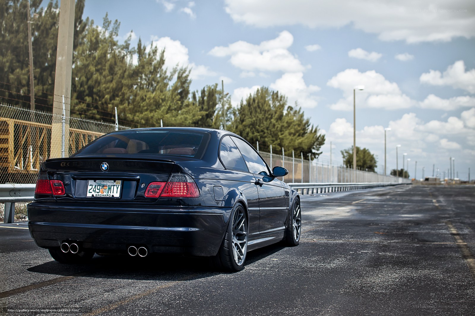Black BMW M3 on a track