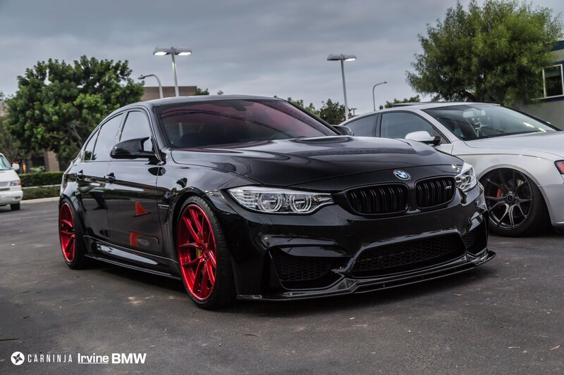 Black BMW M3 Sedan — Dramatic, Afternoon