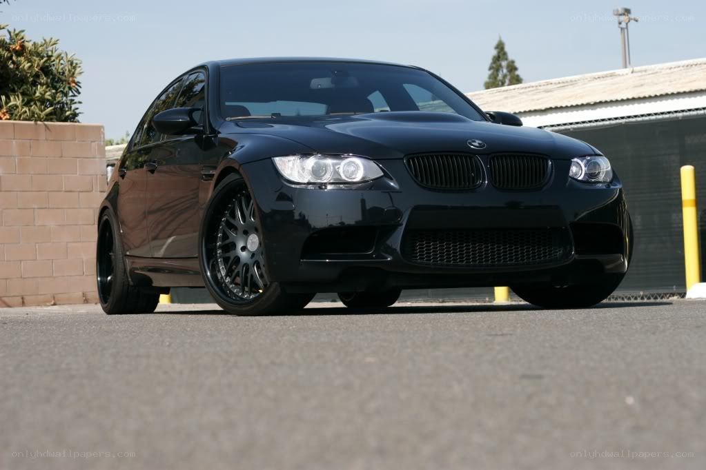 Black BMW M3 sedan