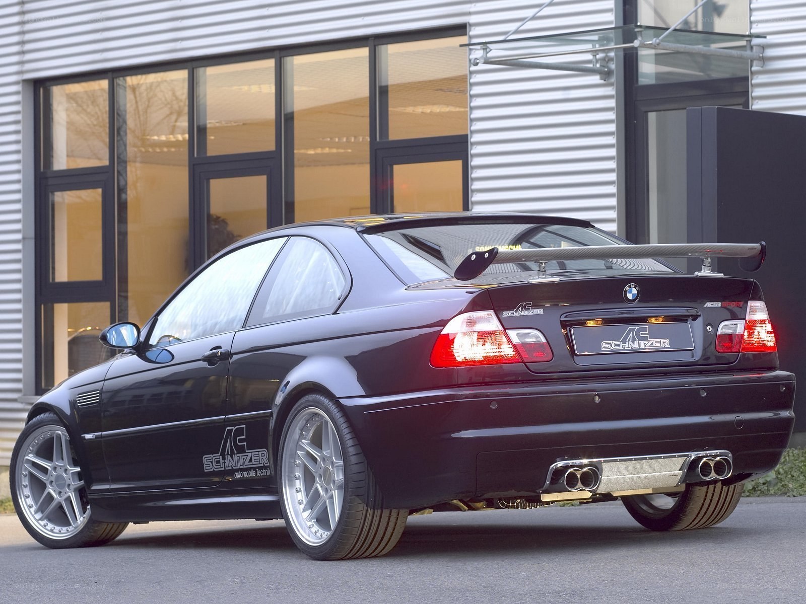 Black BMW M3 with AC Schnitzer modifications