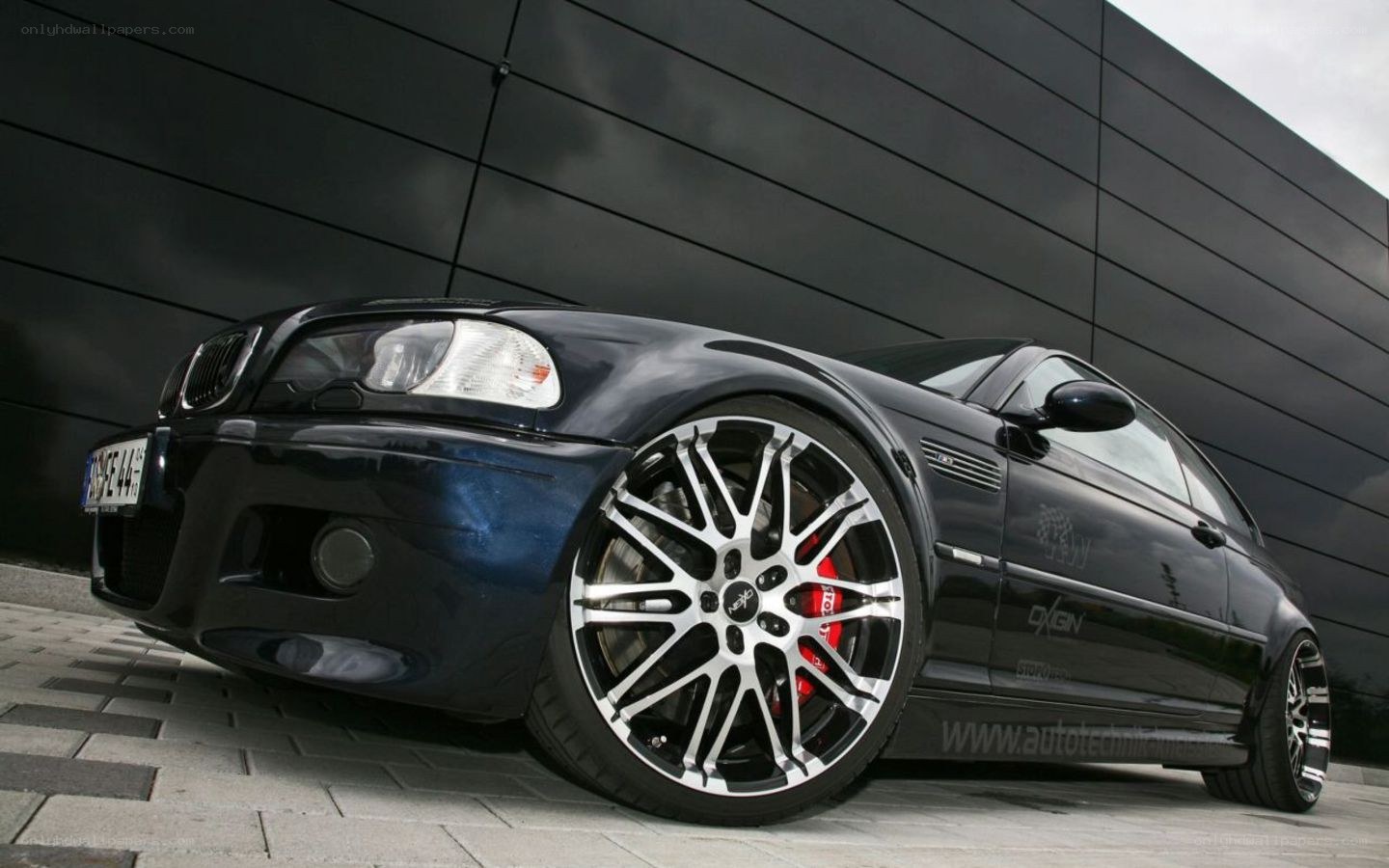 black bmw m3 with custom wheels