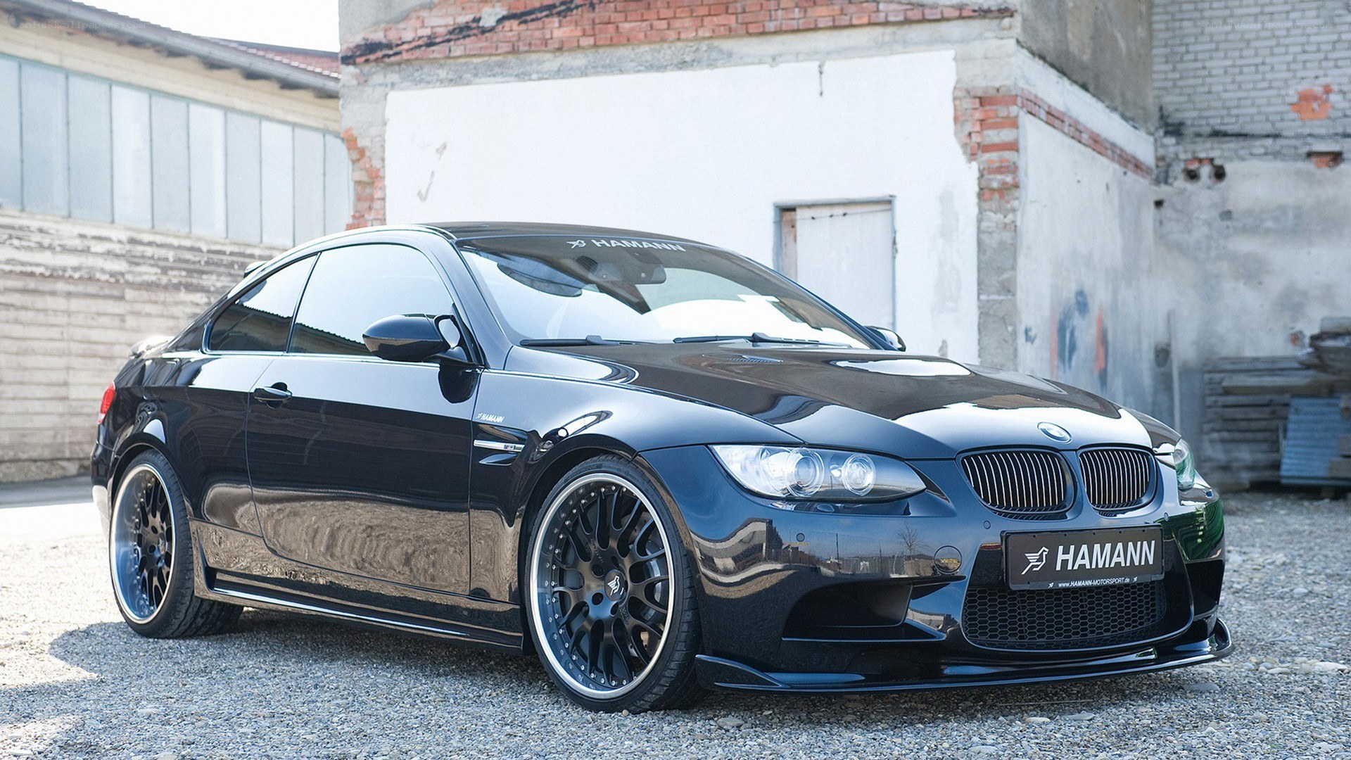 Black BMW M3 with Hamann modifications
