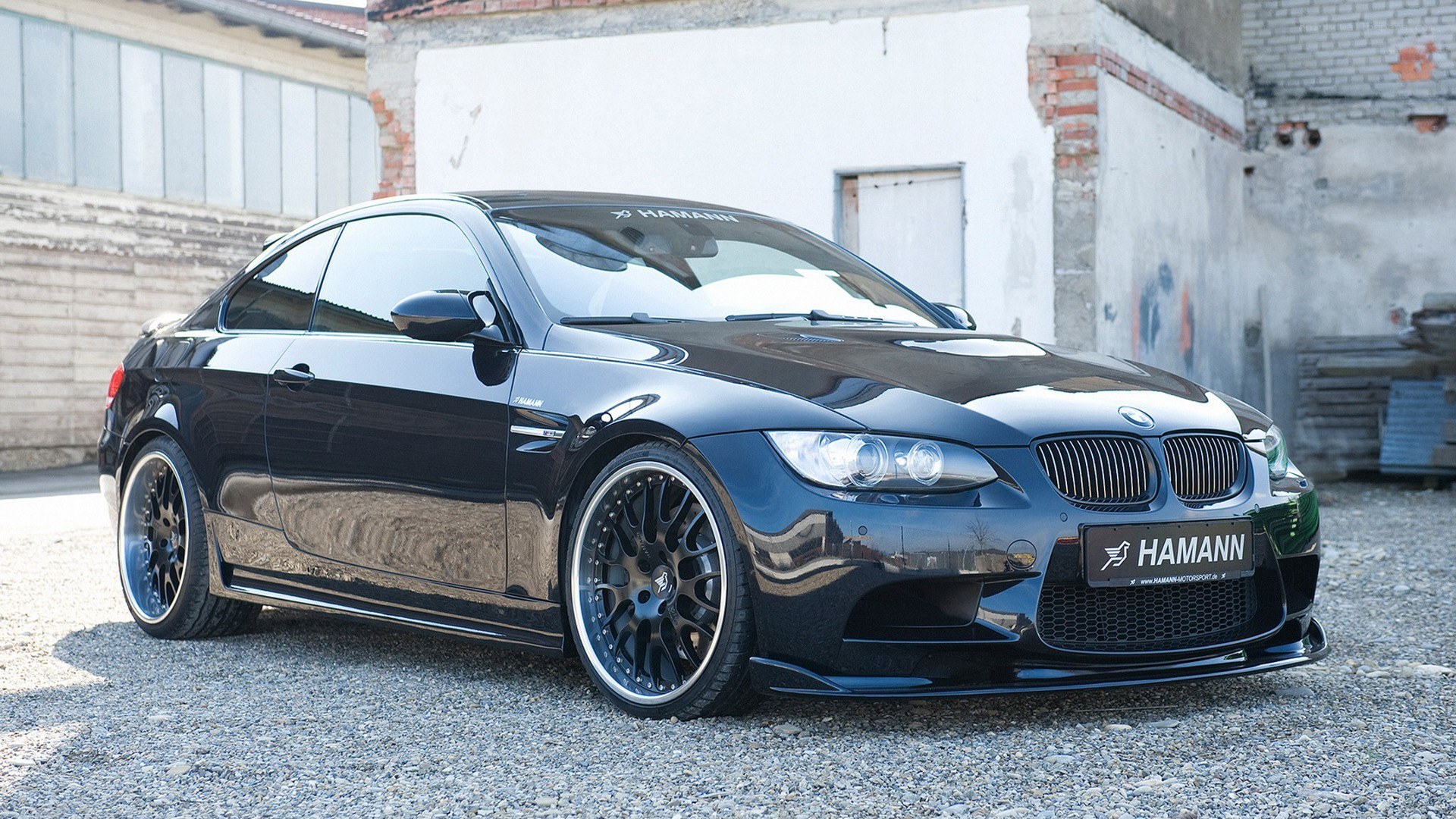 Black BMW M3 with Hamann modifications