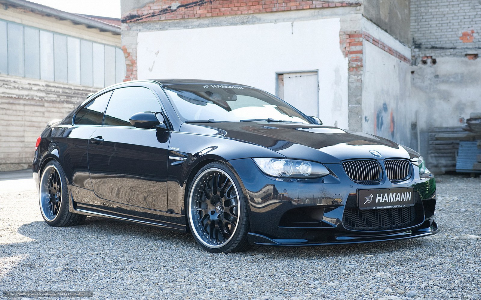 Black BMW M3 with Hamann tuning