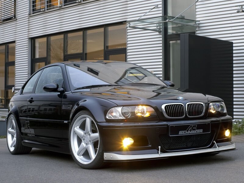 Black BMW M3 with Schnitzer body kit
