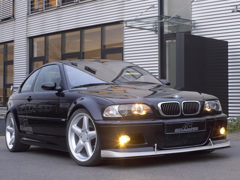 Black BMW M3 with Schnitzer body kit