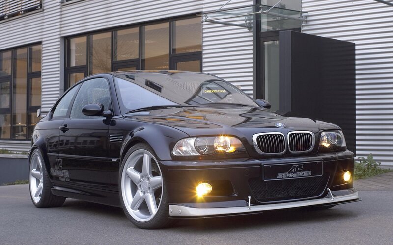 Black BMW M3 with Schnitzer body kit