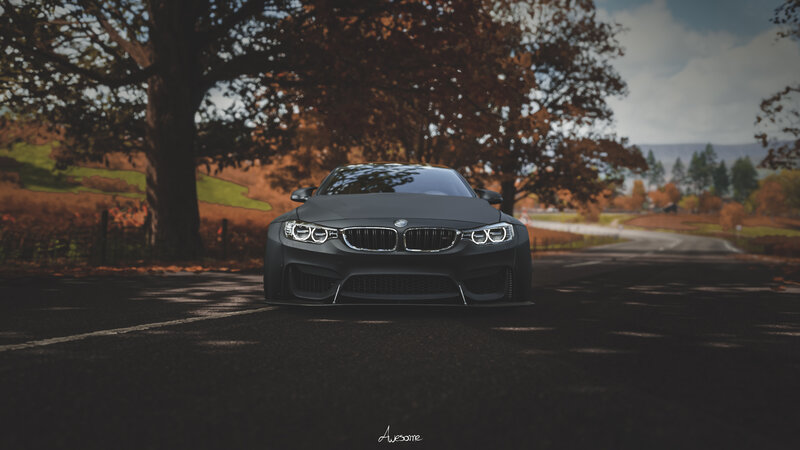 Black BMW M4 Car — Serene