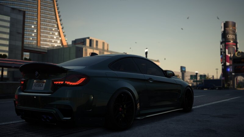 Black Bmw M4 Coupe — Urban