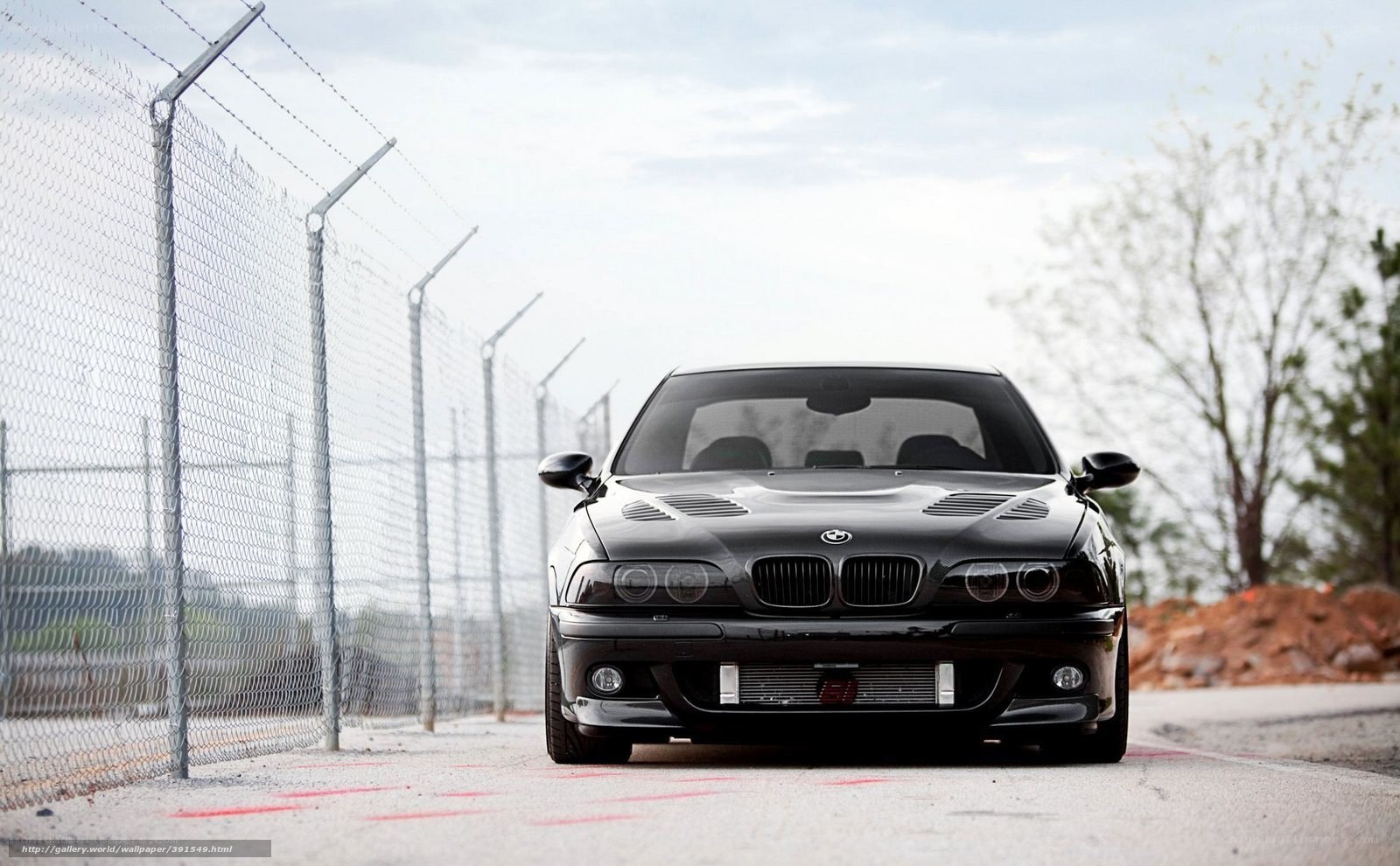 black bmw m5 on track