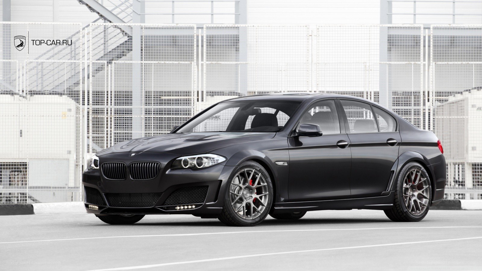 Black BMW M5 sedan