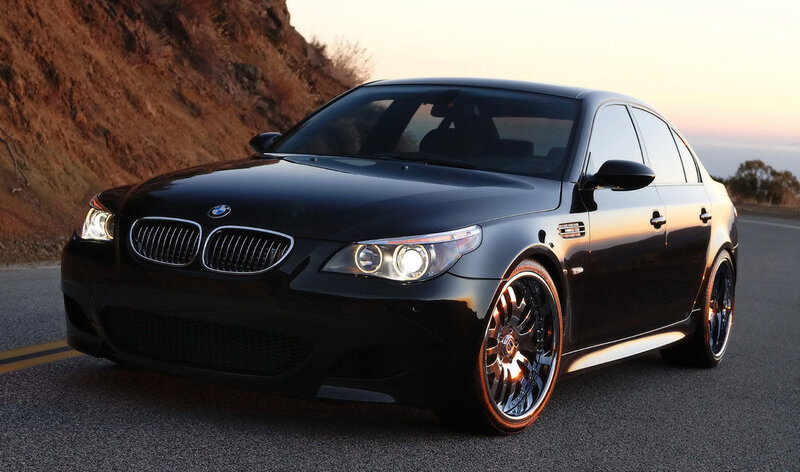 Black Bmw M5 Sedan — Dramatic