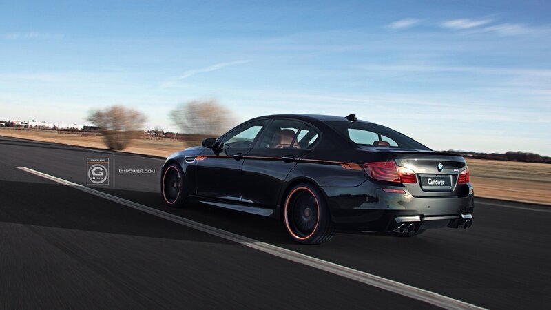 Black BMW M5 Sedan — Dynamic