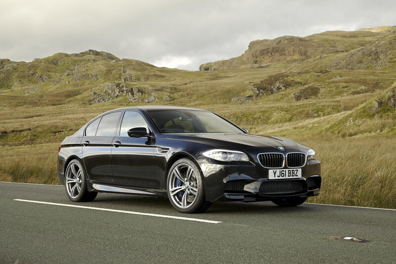 Black BMW M5 Sedan — Serene, Afternoon