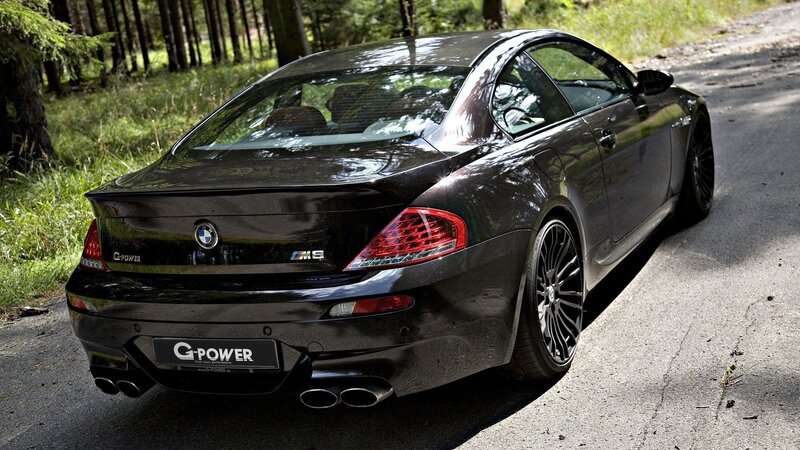 Black BMW M6 Coupe — Serene, Afternoon, Photograph, Car, Road, Trees