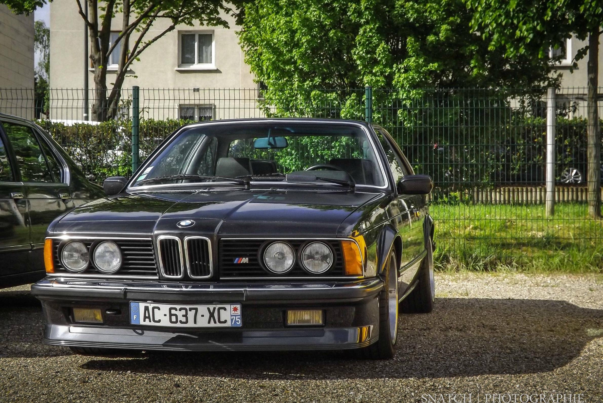 Black BMW M6 parked outdoors