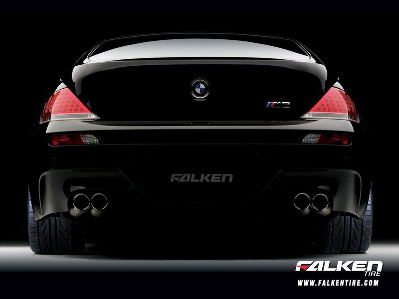 Black BMW M6 Rear View — Dramatic