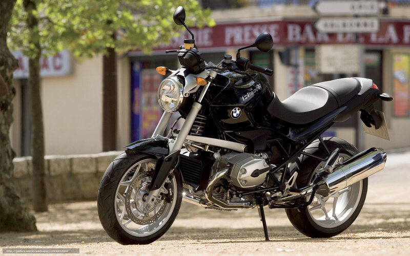 Black BMW Motorcycle — Calm