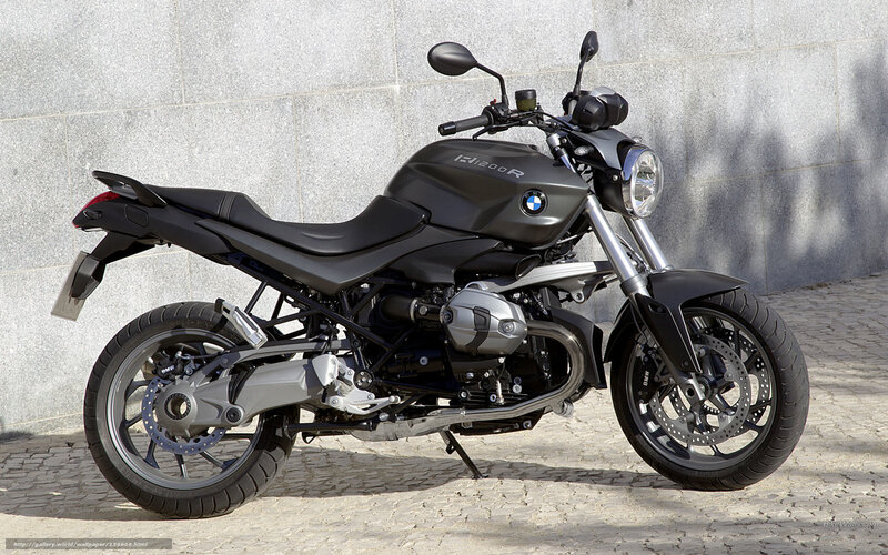 Black BMW Motorcycle — Neutral, Afternoon