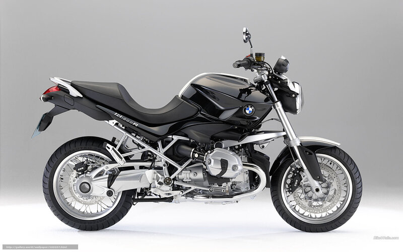 Black BMW Motorcycle — Neutral, Photograph, Seat, Engine