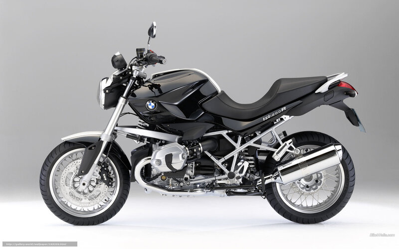 Black BMW Motorcycle — Neutral, Photograph, Seat
