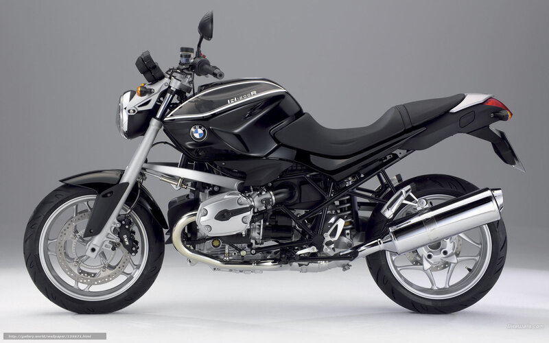 Black BMW Motorcycle — Neutral