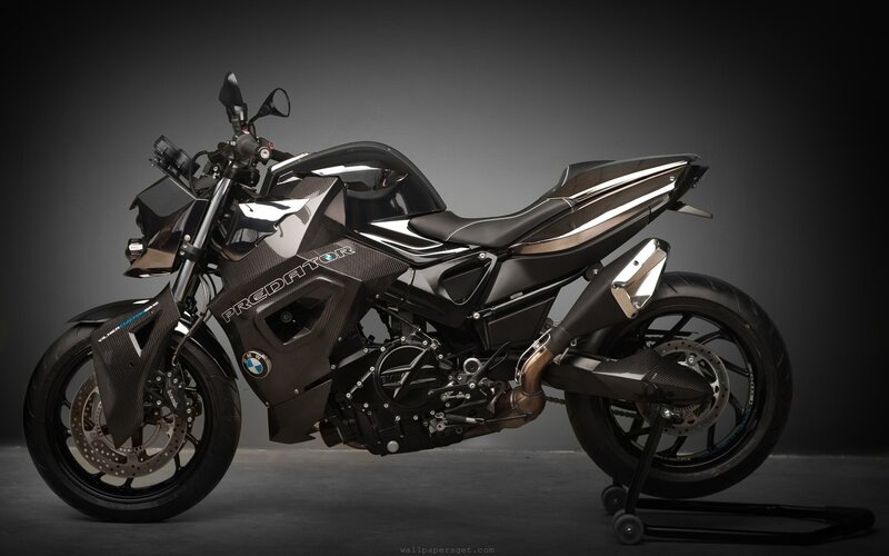 black bmw predator motorcycle
