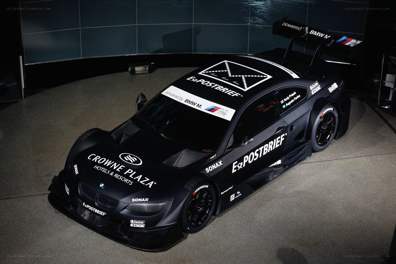 black bmw race car