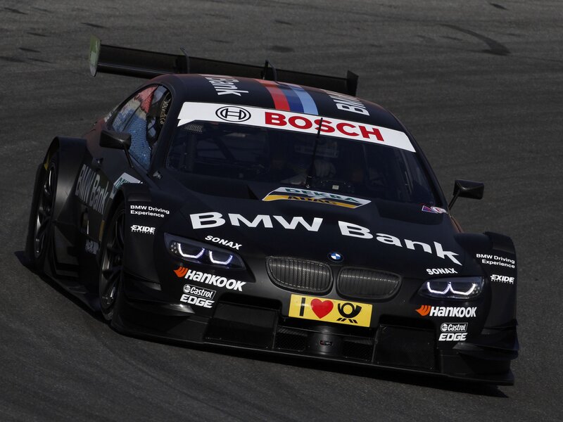 Black BMW Race Car — Dynamic