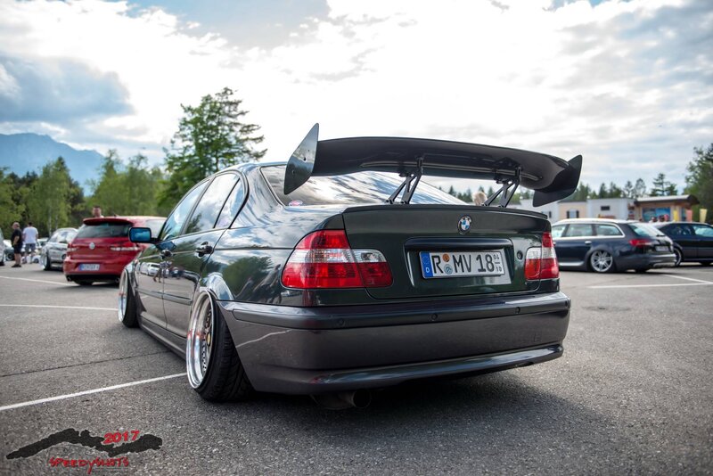 Black BMW Sedan — Calm, Afternoon, Photograph, Car, Mountains