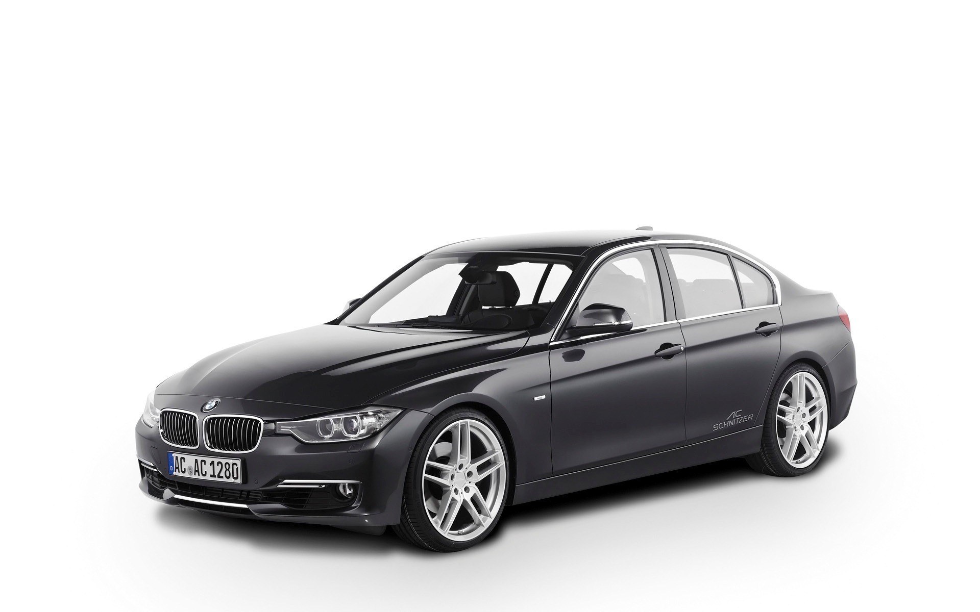 black bmw sedan car